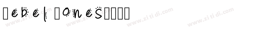 Rebel Bones字体转换
